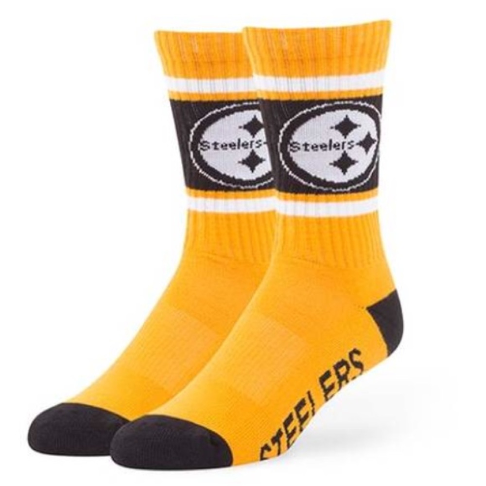 Pittsburgh Steelers 47 brand socks Nwt